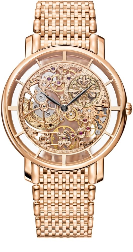 Patek Philippe<br>Skeleton movement with hand-engraved decoration<br>Ref. 5180/1R-001