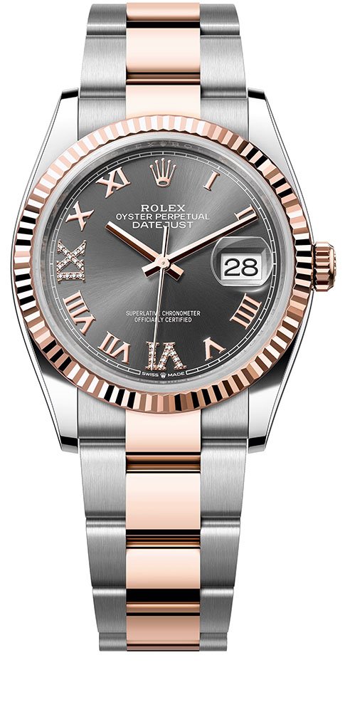 Datejust 36O<br>ystersteel and Everose gold<br>Ref. 126231