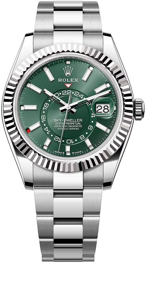 Sky-Dweller<br>Oystersteel and white gold<br>Ref. 336934