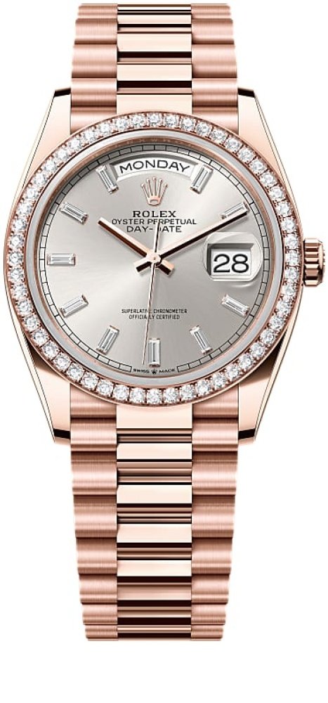 Day-Date 36<br>Everose gold and diamonds<br>Ref. 128345RBR