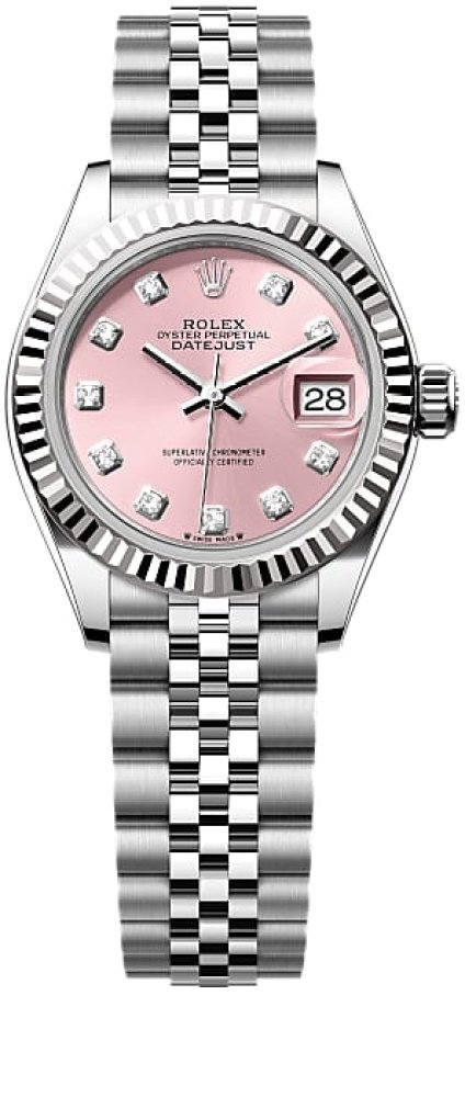 Lady-Datejust<br>Oystersteel and white gold<br>Ref. 279174