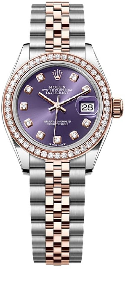 Lady-Datejust<br>Everose gold and diamonds<br>Ref. 279381RBR