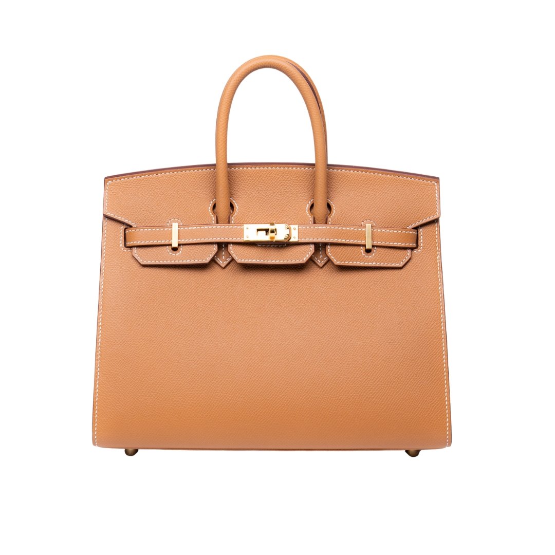 SAC BIRKIN Sellier 25 Veau Epsom 37 Gold - Gold