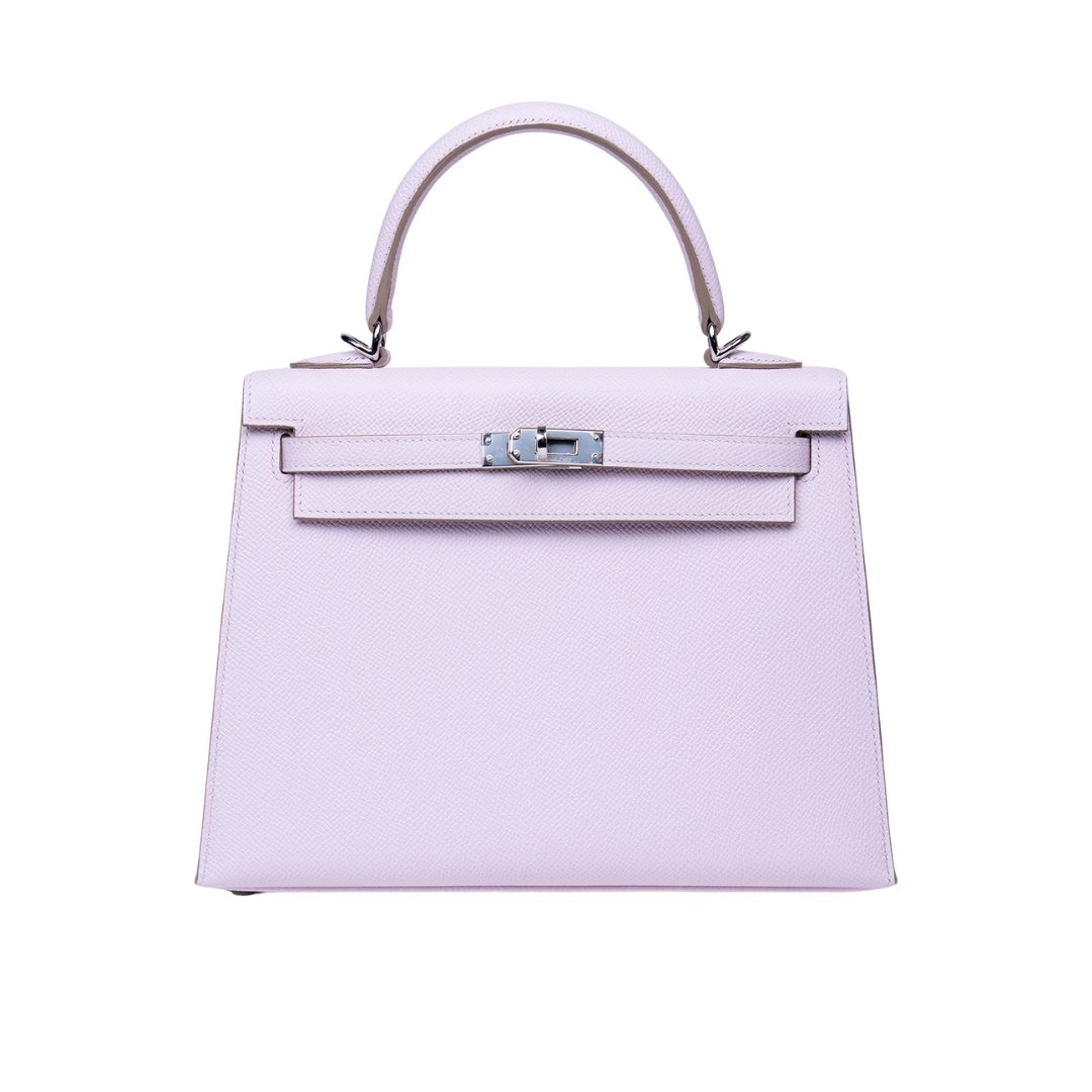 SAC KELLY II Sellier 25 Veau Epsom 09 - Hauve Pale